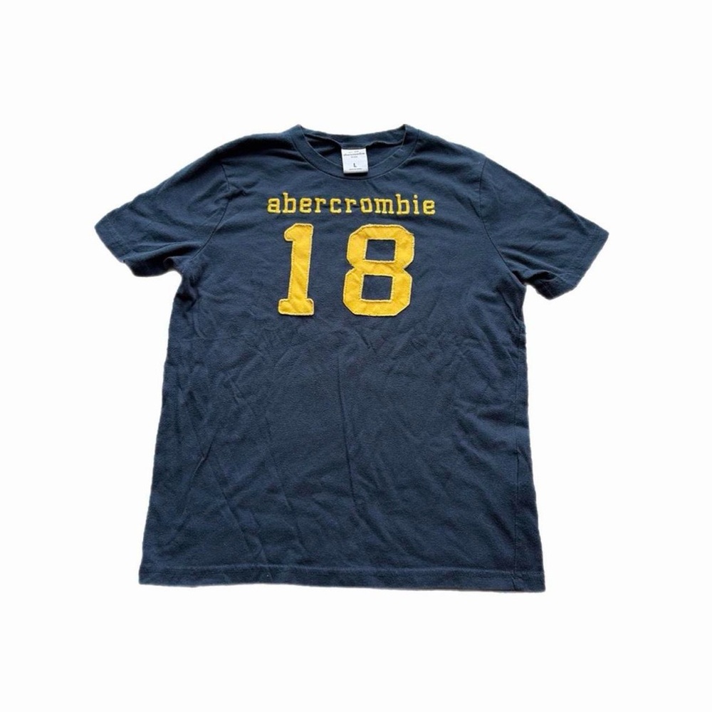 Abercrombie kids baby tee jersey number 💛